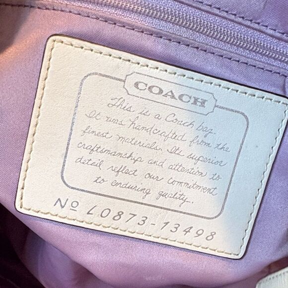 Coach Patchwork Lurex Metallic EW Gallery Tote - HTF - Picture 14 of 16